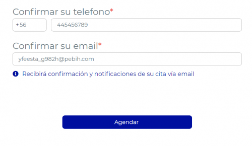 Reserva de hora Clínica RCR de Atacama