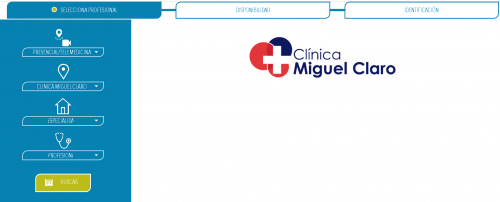 Reserva de hora clinica Miguel Claro