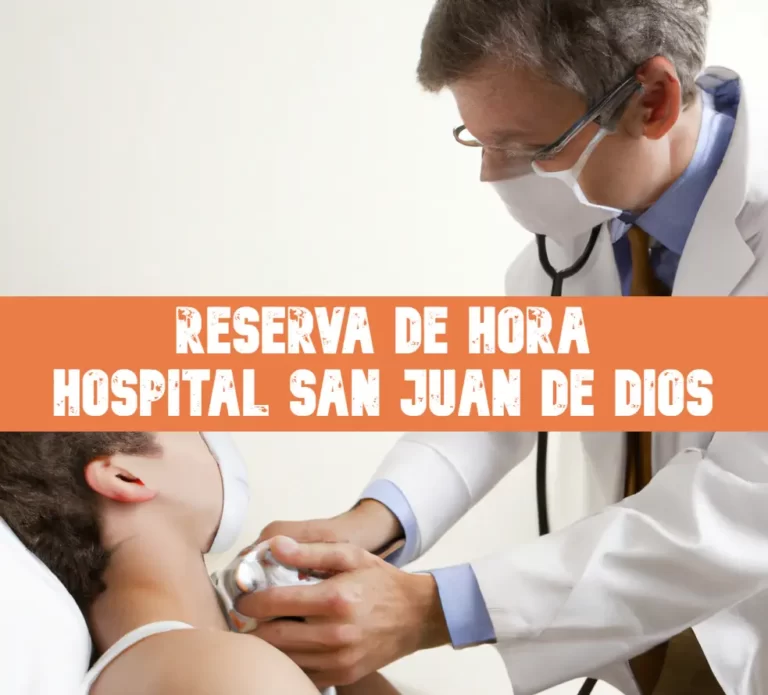 Reserva de hora en el Hospital San Juan de Dios