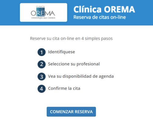 Cómo agendar cita en la Clínica Orema